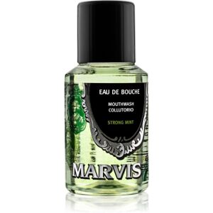 Marvis Strong Mint ústní voda pro dlouhotrvající svěží dech 30 ml