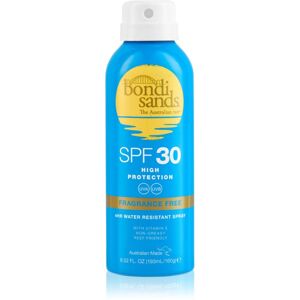Bondi Sands SPF 30 Fragrance Free voděodolný sprej na opalování SPF 30 160 g
