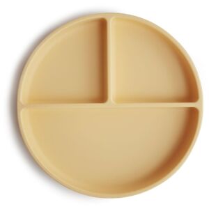 Mushie Silicone Suction Plate dělený talíř s přísavkou Daffodil 1 ks