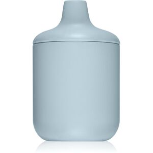 Mushie Silicone Sippy Cup hrnek Powder-blue 175 ml