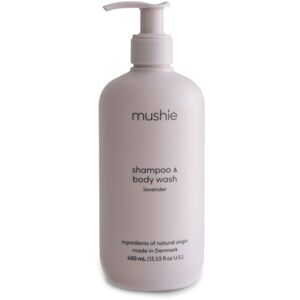 Mushie Organic Baby sprchový gel a šampon 2 v 1 pro děti Lavender 400 ml