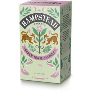 Hampstead Tea London Green Tea & Jasmine porcovaný čaj 20 ks