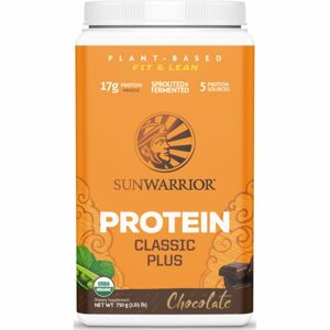 Sunwarrior Protein Classic Plus rostlinný protein v BIO kvalitě příchuť chocolate 750 g