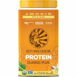 Sunwarrior Protein Classic Plus rostlinný protein III. příchuť vanilla 750 g