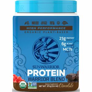 Sunwarrior Protein Warrior Blend rostlinný protein v BIO kvalitě příchuť chocolate 375 g