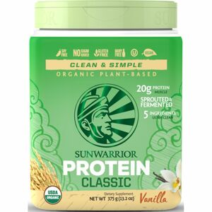 Sunwarrior Protein Classic rostlinný protein III. příchuť vanilla 375 g