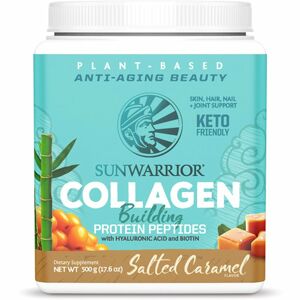 Sunwarrior Collagen Building Protein Peptides veganský protein pro tvorbu kolagenu příchuť salted caramel 500 g