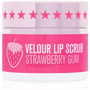 Jeffree Star Cosmetics Velour Lip Scrub cukrový peeling na rty Strawberry Gum 30 g