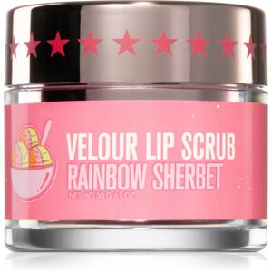 Jeffree Star Cosmetics Velour Lip Scrub cukrový peeling na rty Rainbow Sherbet 30 g