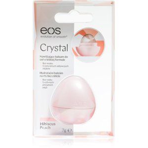 EOS Crystal Hibiscus Peach hydratační balzám na rty s vůní Hibiscus Peach 7 g