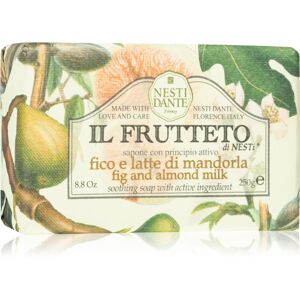 Nesti Dante Il Frutteto Fig and Almond Milk tuhé mýdlo 250 g