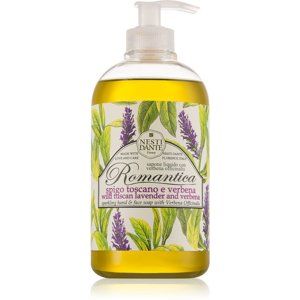 Nesti Dante Romantica Wild Tuscan Lavender and Verbena jemné tekuté mýdlo na ruce 500 ml