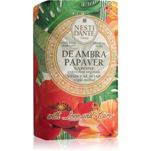 Nesti Dante De Ambra Papaver extra jemné přírodní mýdlo 250 g