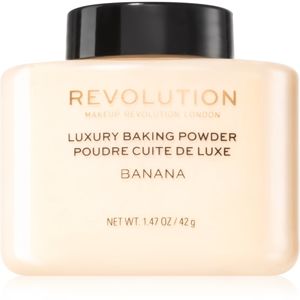 Makeup Revolution Baking Powder matující sypký pudr odstín Banana 42 g