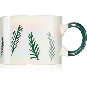 Paddywax Cypress & Fir Ceramic Mug White vonná svíčka 226 g