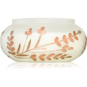 Paddywax Cypress & Fir Frosted White Glass with Copper Metallic Branch Etching vonná svíčka 396 g