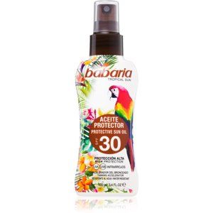 Babaria Tropical Sun ochranný olej pro podporu opálení SPF 30 100 ml