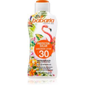Babaria Tropical Sun ochranné opalovací mléko SPF 30