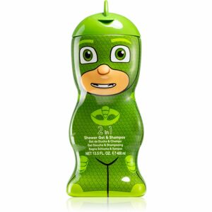 Air Val PJ Masks Gekko sprchový gel a šampon 2 v 1 pro děti 400 ml