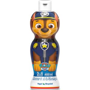 Nickelodeon Paw Patrol Shower Gel & Shampoo sprchový gel a šampon 2 v 1 pro děti Chase 400 ml