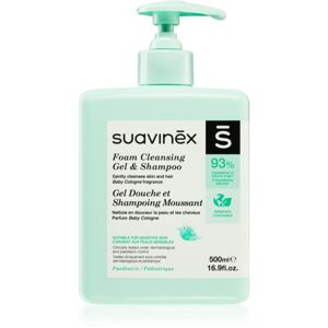 Suavinex Syndet Foaming Gel-Shampoo pěnový šampon pro děti od narození Baby Cologne 500 ml