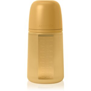 Suavinex Colour Essence SX Pro kojenecká láhev Medium Flow - Bright Mustard 240 ml