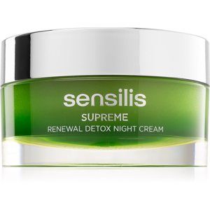 Sensilis Supreme Renewal Detox detoxikační noční krém pro regeneraci a obnovu pleti