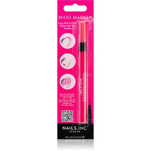 Nails Inc. Mani Marker zdobicí lak na nehty v aplikačním peru Pink 3 ml