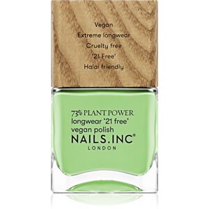 Nails Inc. Vegan Nail Polish dlouhotrvající lak na nehty odstín Easy Being Green 14 ml