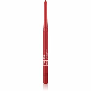 3INA The Automatic Lip Pencil konturovací tužka na rty odstín 250 - Dark pink red 0,26 g