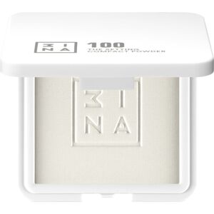 3INA The Setting Compact Powder transparentní kompaktní pudr odstín 100 11,5 g