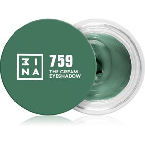 3INA The 24H Cream Eyeshadow krémové oční stíny odstín 759 Olive green 3 ml
