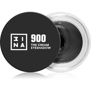 3INA The 24H Cream Eyeshadow krémové oční stíny odstín 900 Black 3 ml