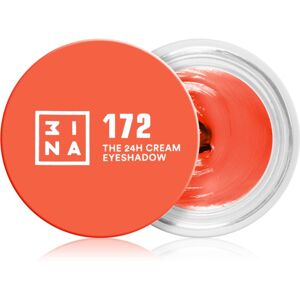 3INA The 24H Cream Eyeshadow krémové oční stíny odstín 172 - Electric Orange 3 ml