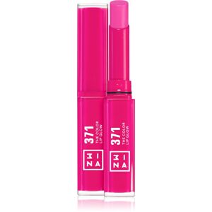 3INA The Color Lip Glow hydratační rtěnka s leskem odstín 371 - Electric, hot pink 1,6 g