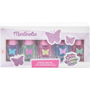 Martinelia Shimmer Wings Nail Polish Set sada laků na nehty pro děti 5x5 ml