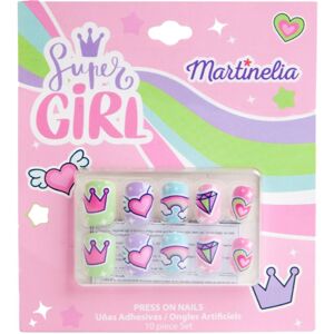 Martinelia Super Girl Nails umělé nehty pro děti 10 ks