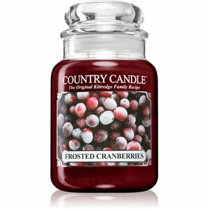 Country Candle Frosted Cranberries vonná svíčka 680 g