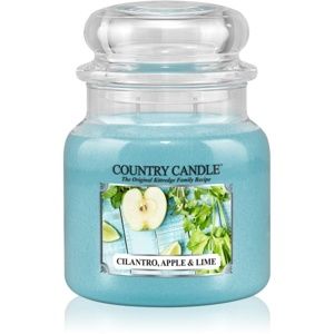 Country Candle Cilantro, Apple & Lime vonná svíčka 453 g