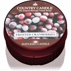 Country Candle Frosted Cranberries čajová svíčka 42 g