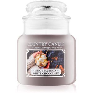 Country Candle Spicy Pumpkin White Chocolate vonná svíčka 453.6 g