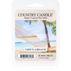 Country Candle Life's a Beach vosk do aromalampy 64 g