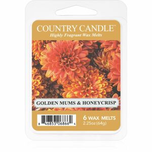 Country Candle Golden Mums & Honey Crisp vosk do aromalampy 64 g
