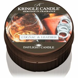 Kringle Candle Brandy & Leather čajová svíčka 42 g
