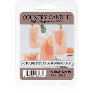 Country Candle Grapefruit & Rosemary vosk do aromalampy 64 g