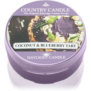 Country Candle Coconut & Blueberry Tart čajová svíčka 42 g