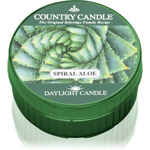 Country Candle Spiral Aloe čajová svíčka 42 g