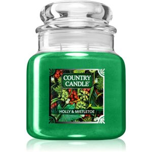 Country Candle Holly & Mistletoe vonná svíčka 453 g