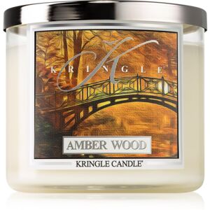 Kringle Candle Amber Wood vonná svíčka I. 396,9 g