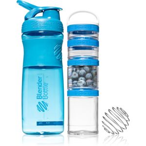 Blender Bottle Sport Mixer® GoStak dárková sada Blue (pro sportovce) barva